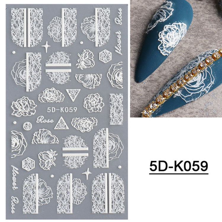5d stereoskopske reliefne rože