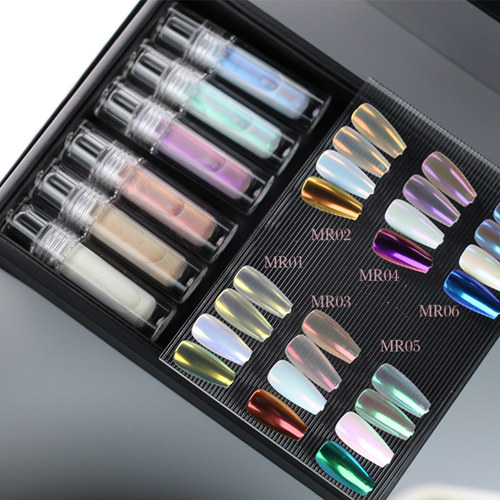 Puder za nohte Morandi Liquid magic mirror z visokim sijajem